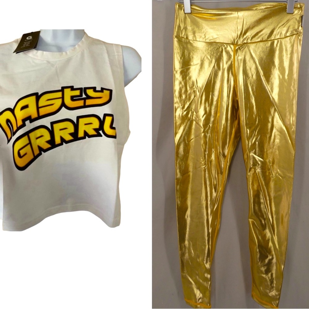 GRRRL Athletic Small Shirt Leggings Set 2pc